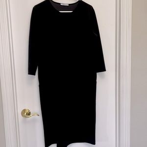 Zara 3/4 black dress size L